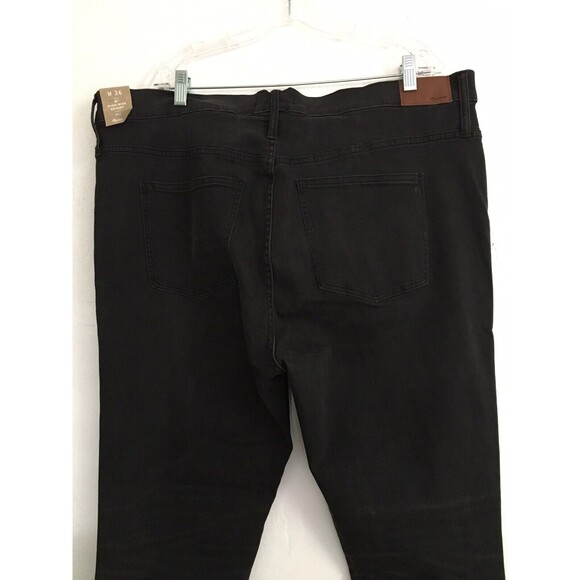 Madewell Jean Curvy 9" High Rise Skinny Black Size W36 Taller distressed #3 - Picture 12 of 12